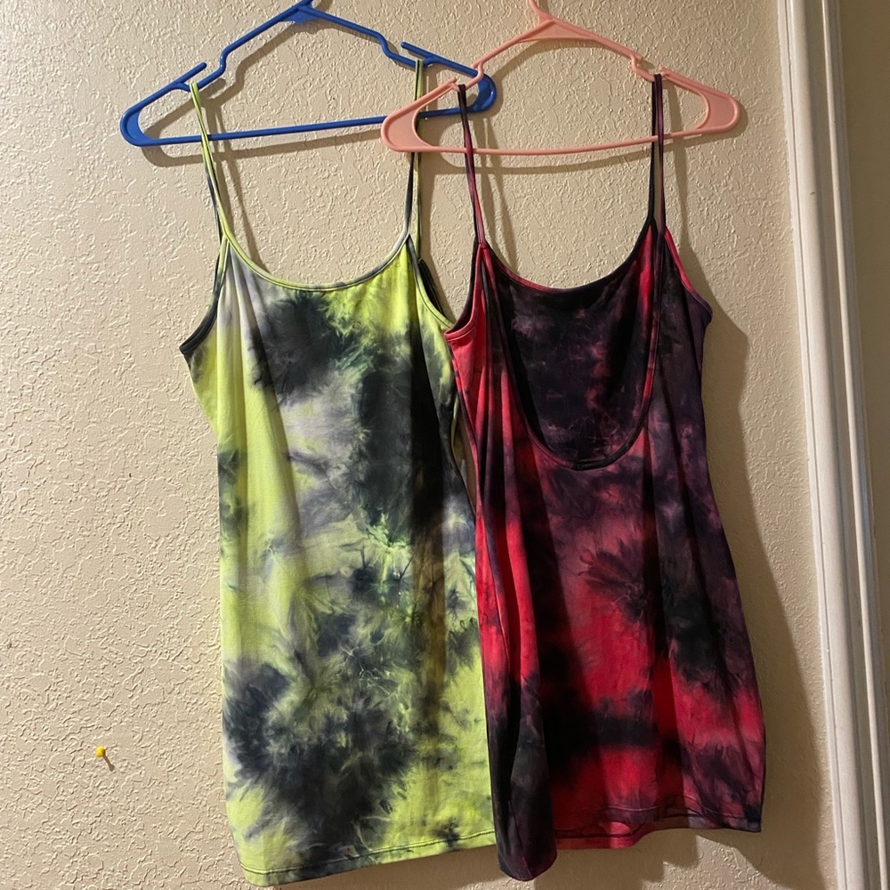 2 Colorful slip dress